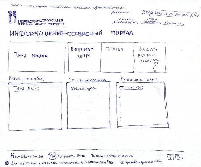 Скетч Право и Конструкция