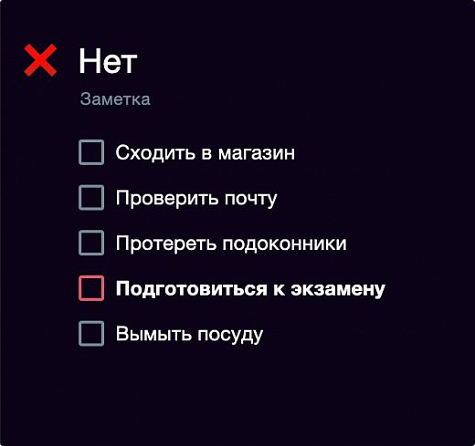 Примеры неправильной и правильной расстановки приоритетов