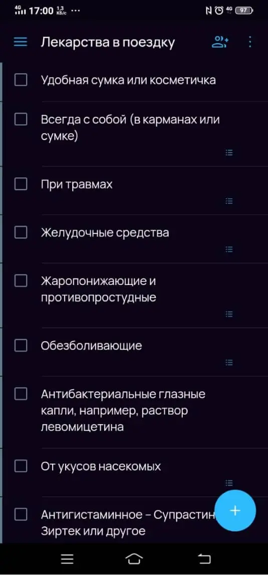 Чек-лист: какие лекарства нужны в поездку