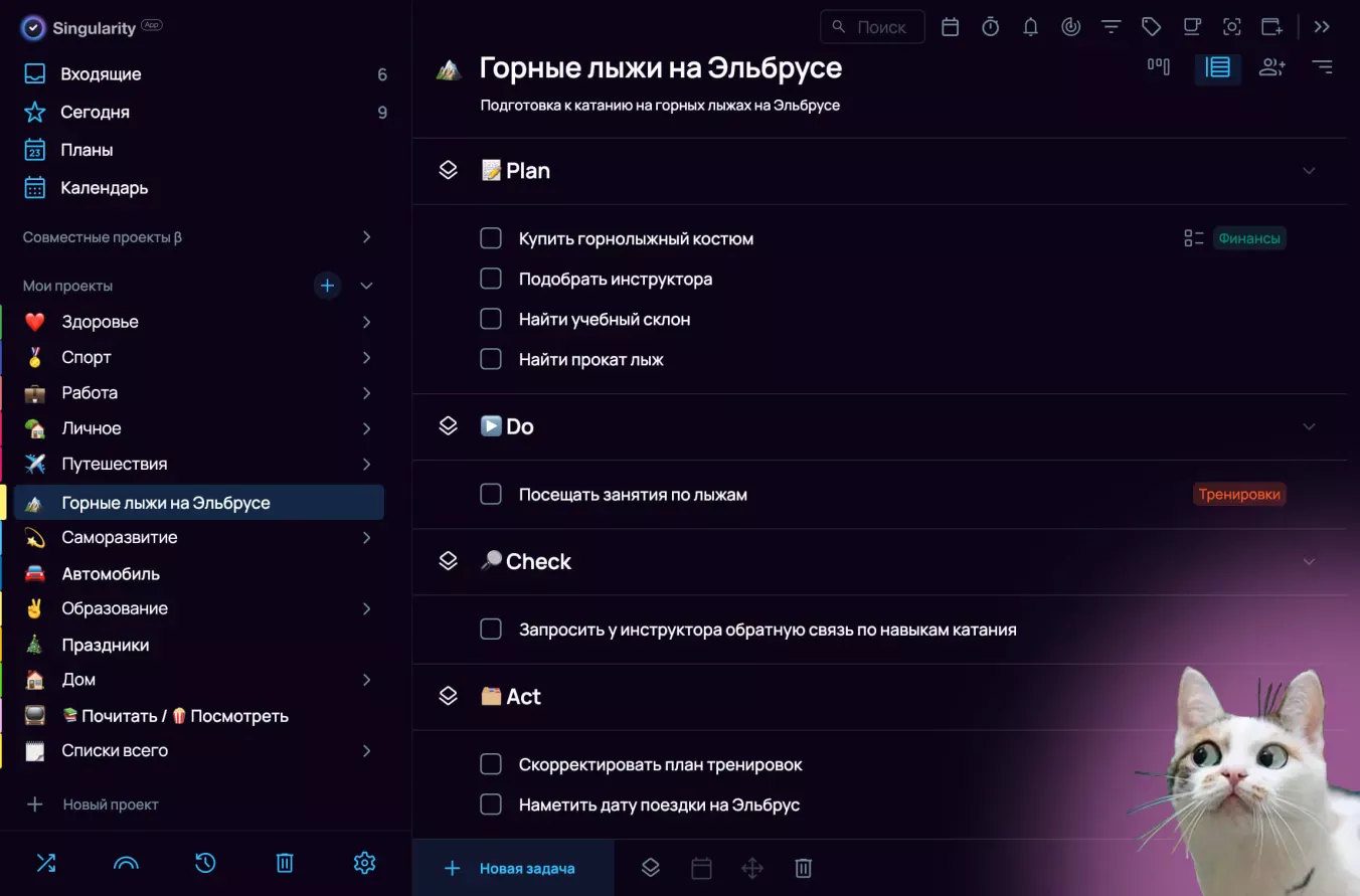 Цикл Деминга: вложенность в SingularityApp
