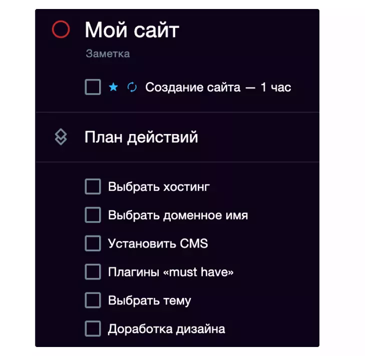 "Планирование цели с помощью ежедневной бюджетируемой задачи"