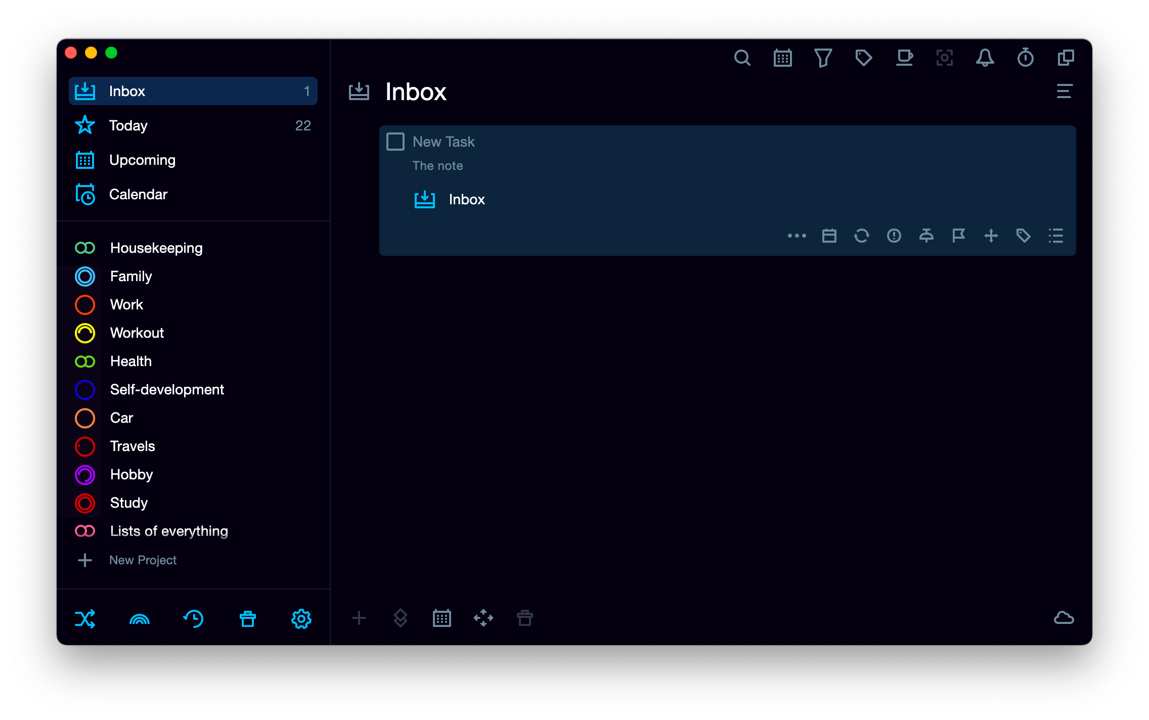 Interface SingularityApp