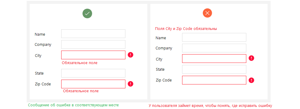 Name required did. Please enter your zip code. Enter code или enter the code please. Error message example. Enter the code please.