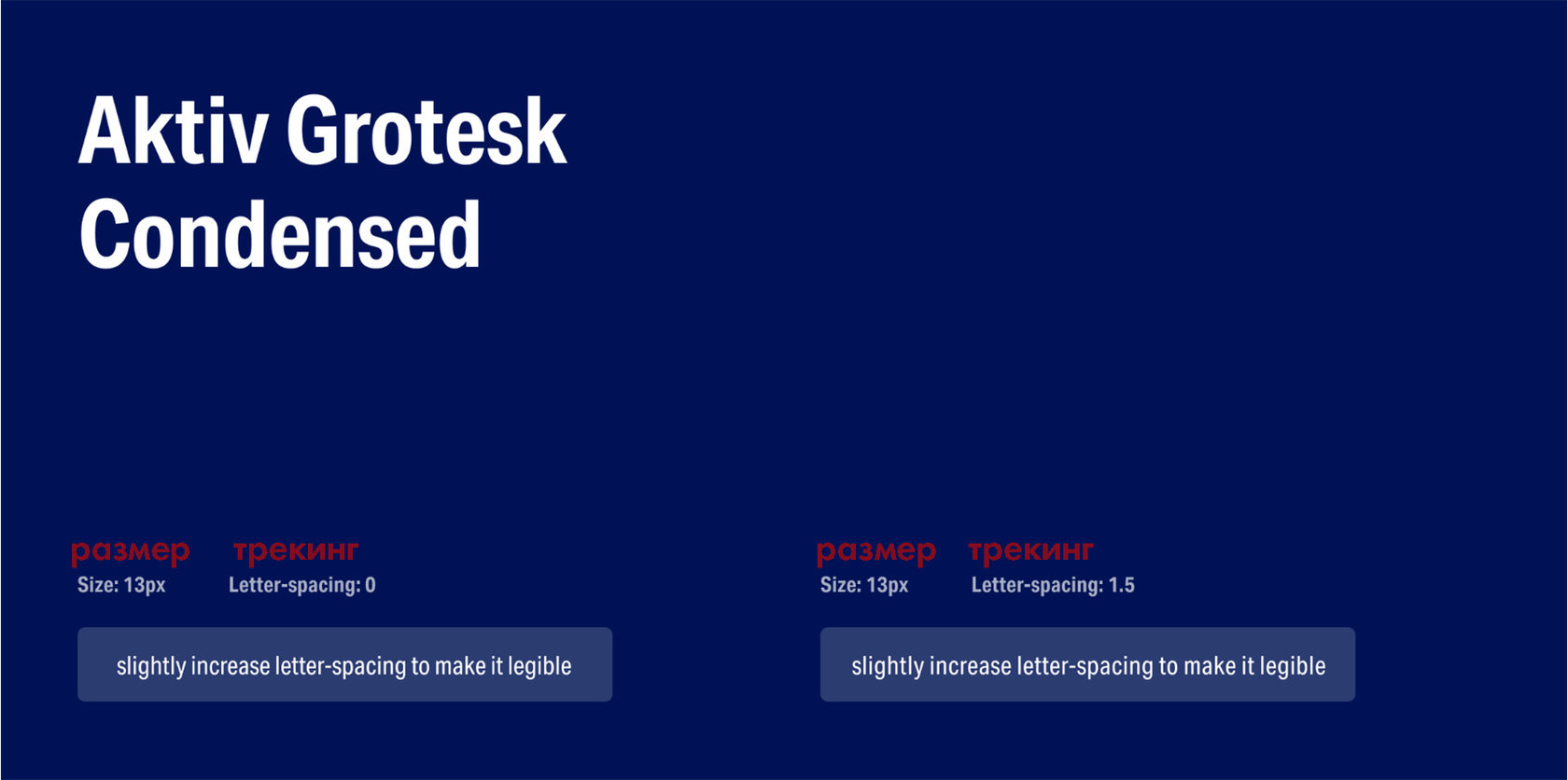 трекинг и кернинг